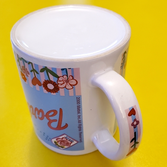 Barbie Garden Ceramic Coffee Mug 🐞 Blue, Lady Bug, Daisy, Flower Seed Packs - Picture 10 of 10